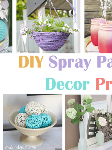 10 DIY Home Decor Spray Paint Projects