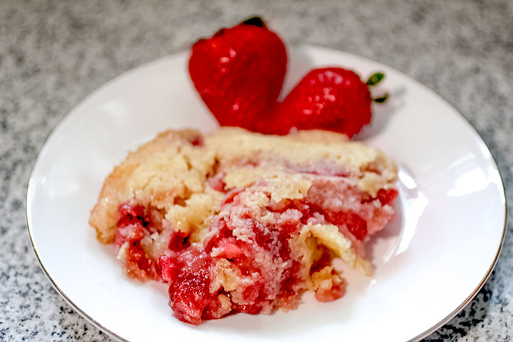 fresh strawberry cobbler – 6 weight watchers smartpoints