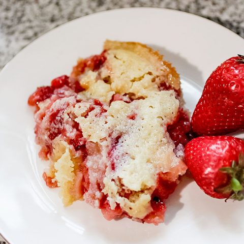 Fresh Strawberry Cobbler Recipe - Only 6 Weight Watchers SmartPoints