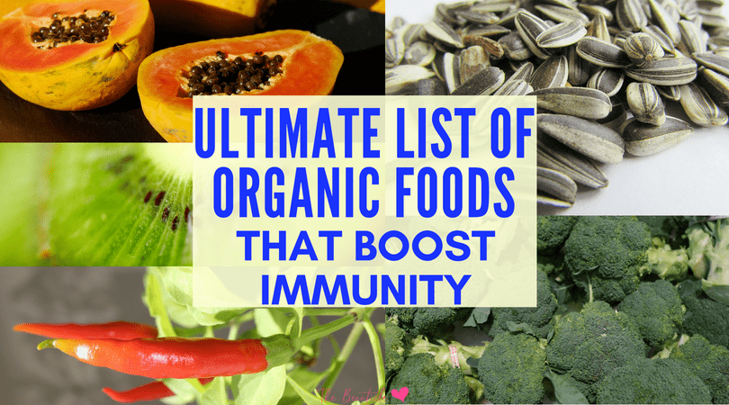 organic and all natural foods that boost immunity [+immune boosting smoothie recipe]