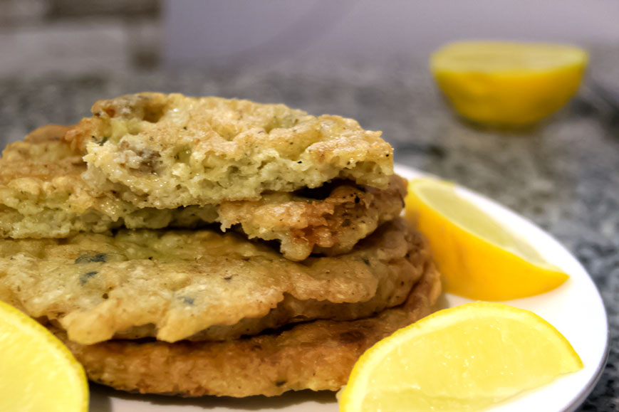 how to make homemade clam fritters with fresh clams