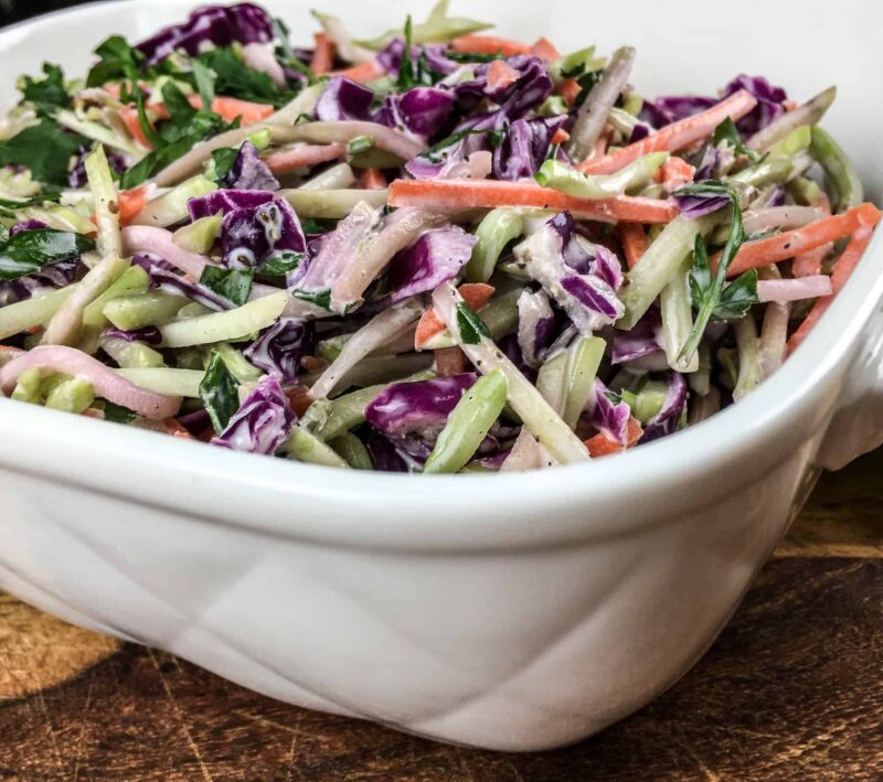 Quick and Crunchy Keto Coleslaw Recipe