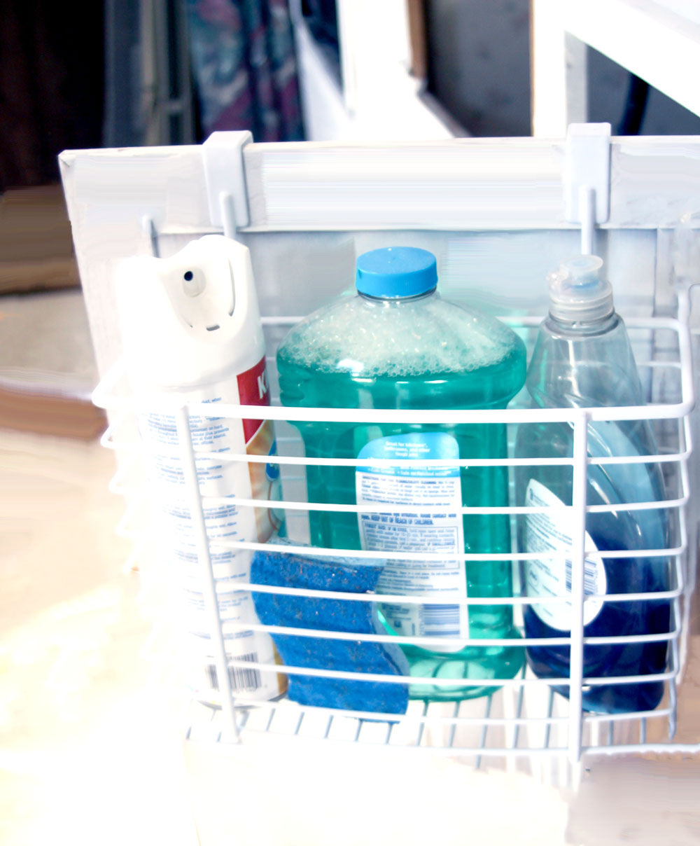 Organizing with Wayfair over the door cabinet organizer