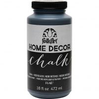 folkart home decor chalk furniture craft paint, rich black