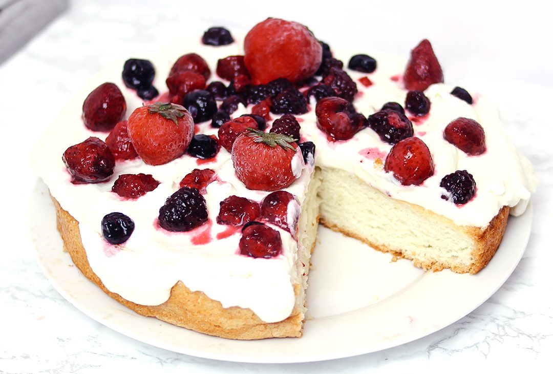 Keto Angel Food cake