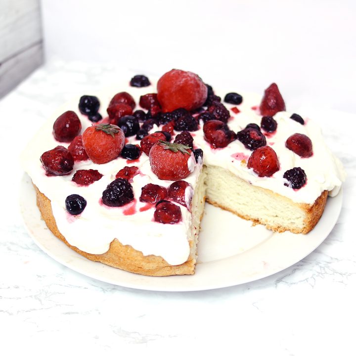 Keto Angel Food cake