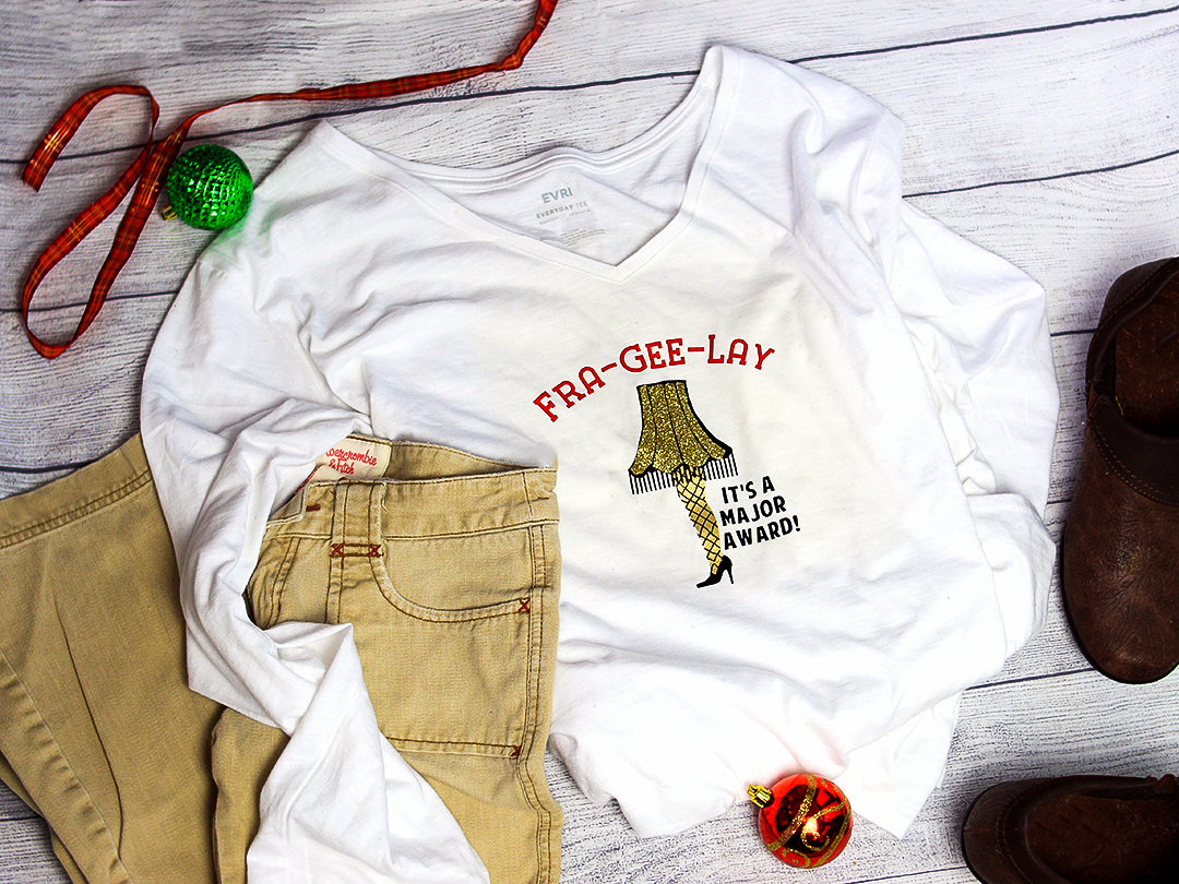 diy cricut shirts a christmas story shirt