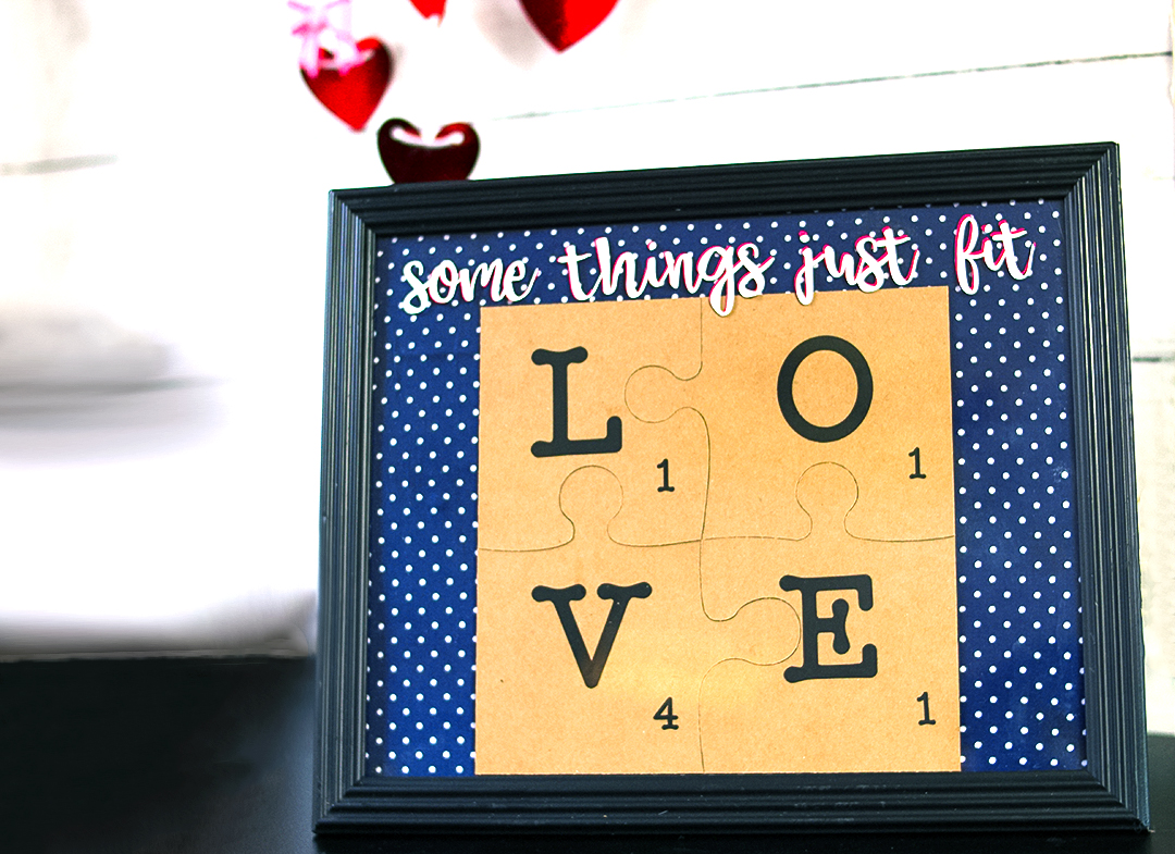 cricut valentine’s day project