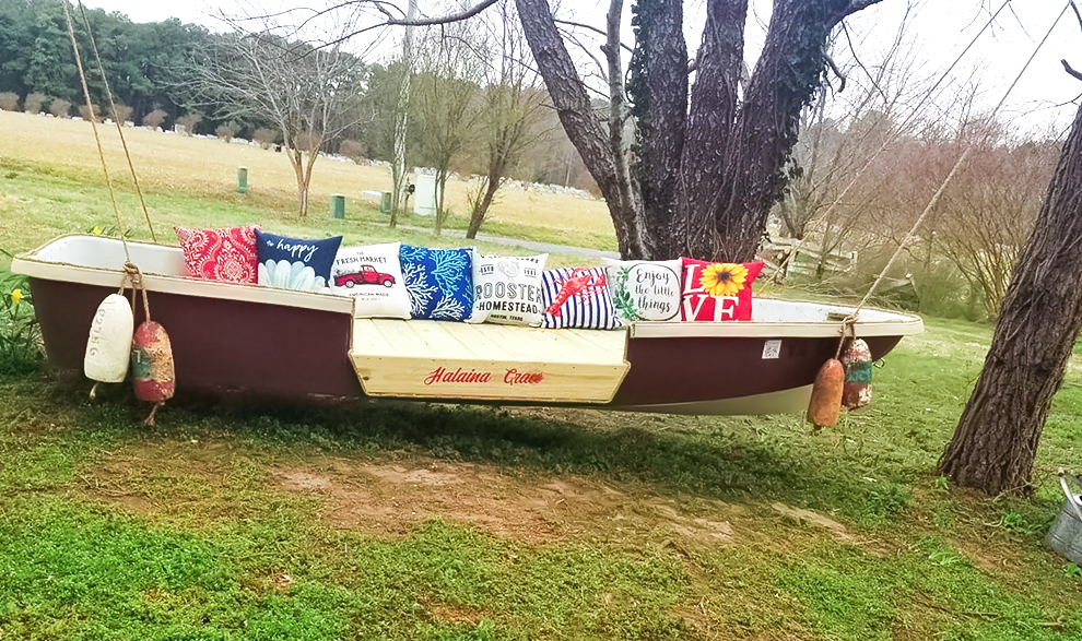 how to upcycle a boat