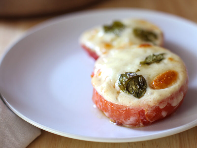 Cheese Stuffed Baked Tomatoes