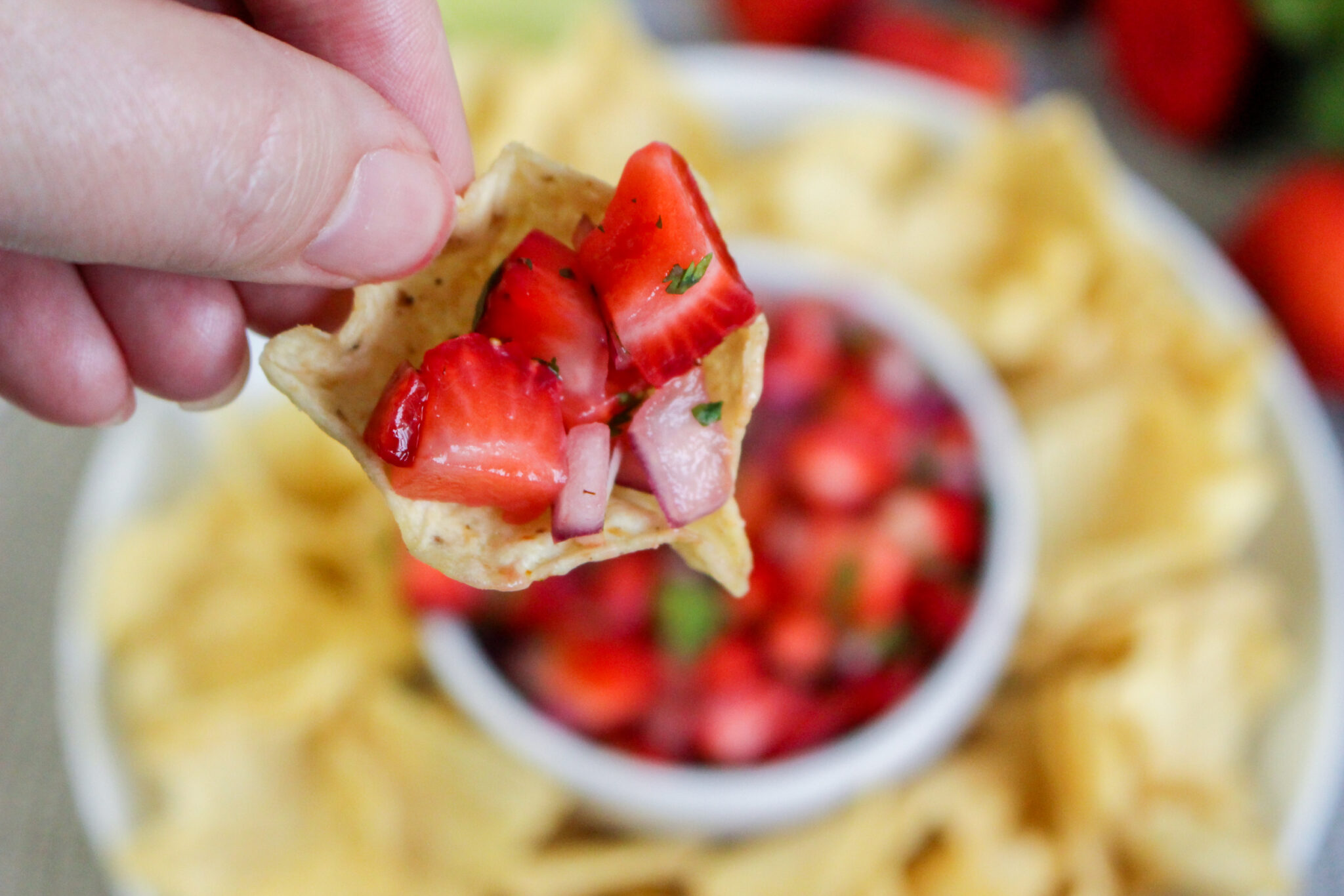 quick and easy strawberry salsa recipe