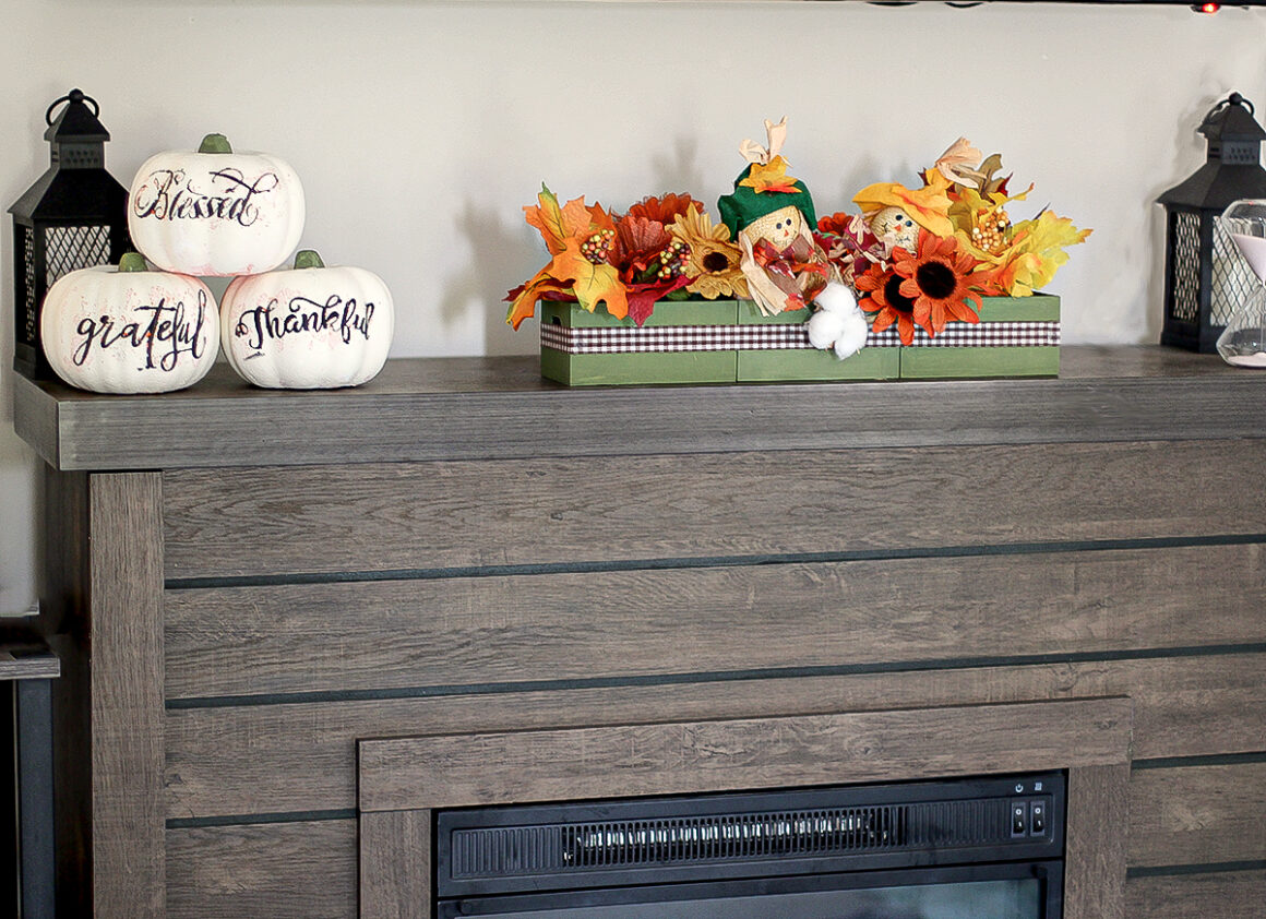 fall mantle dollar tree