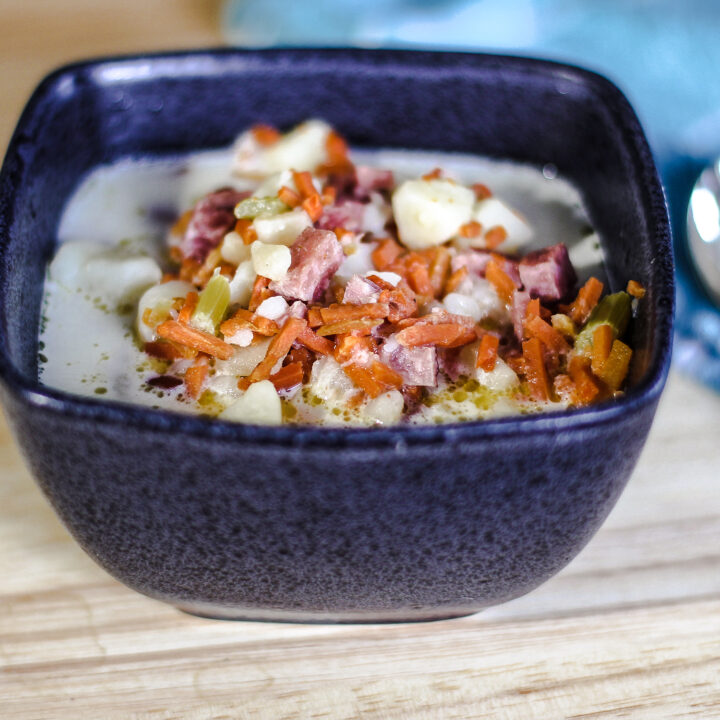 instant pot ham and potato soup