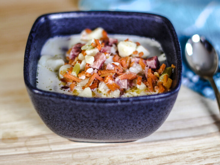 instant pot ham and potato soup