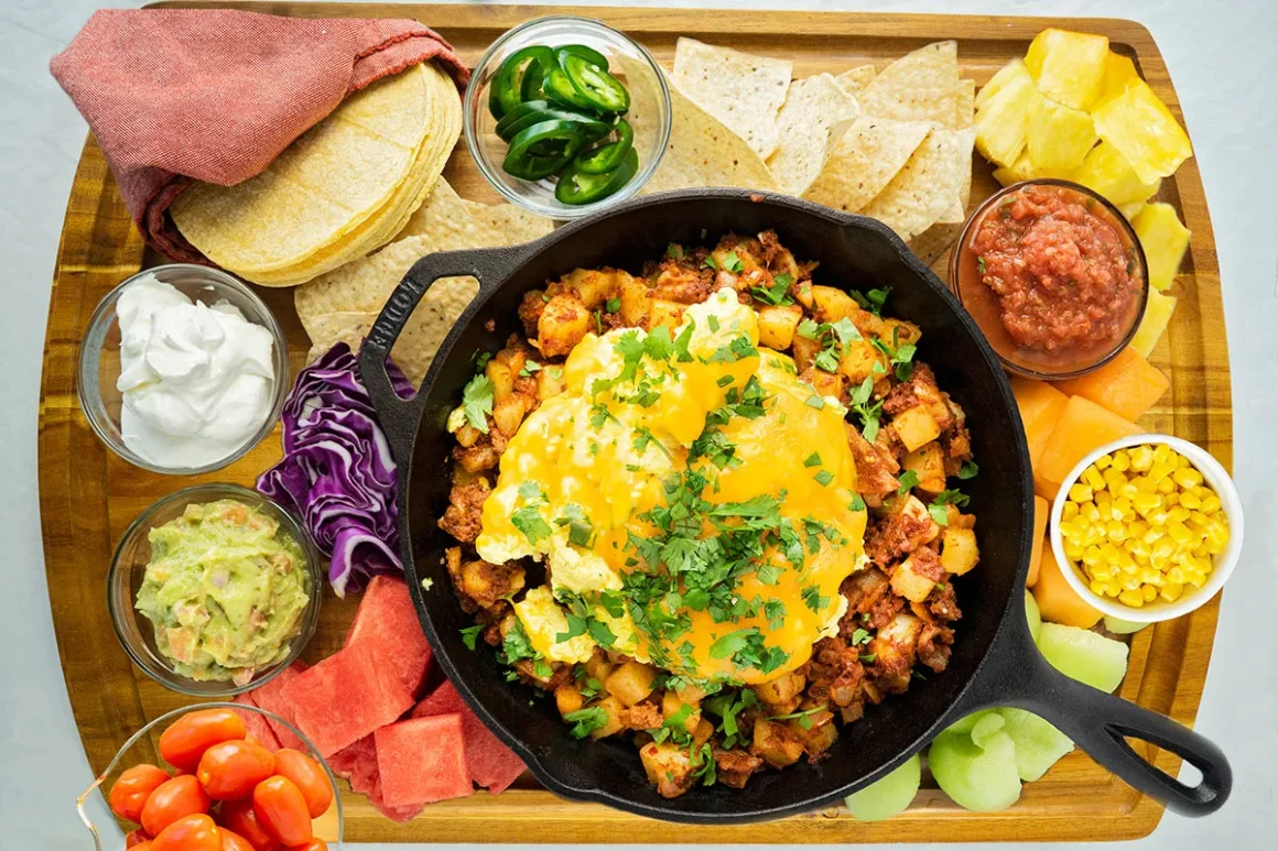 breakfast Tacos Board