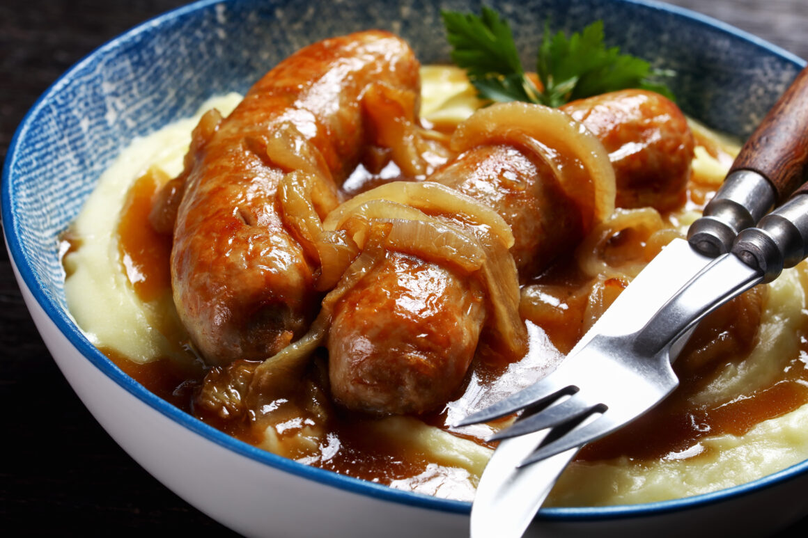 irish bangers and mash