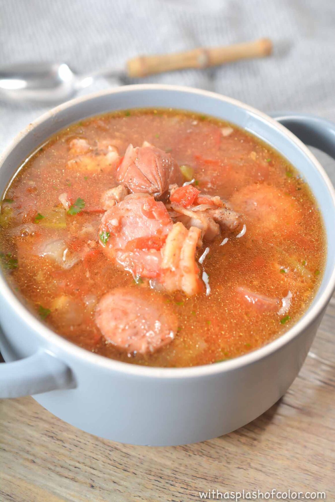 bowl of keto gumbo 