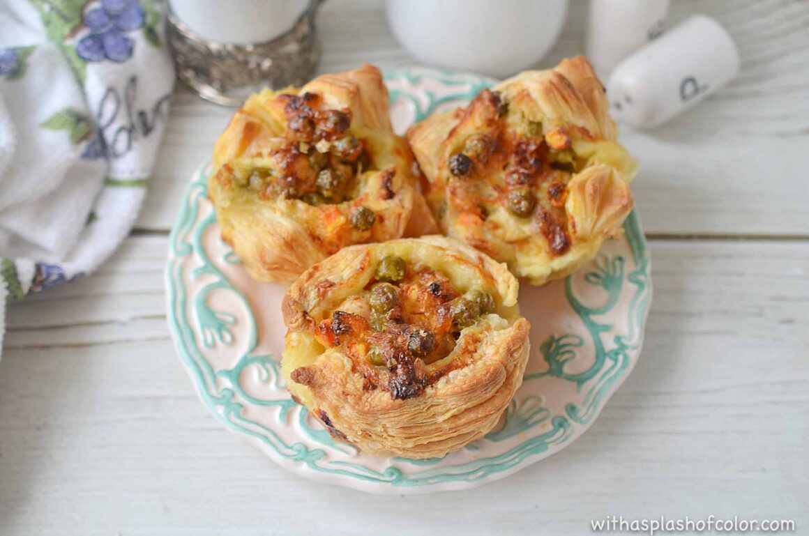 mini chicken pot pies.